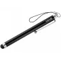 Sandberg skārienjūtīga ekrāna irbulis Pen Saver, universāls, jebkuram zīmolam, melna, sudraba krāsa, metāls, gumija, 1 gab., 100 mm