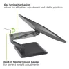 Techly ICA-LCD 35TS monitora stiprinājums / statīvs 81,3 cm (32 collas) Galdam Melns