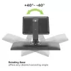 Techly ICA-LCD 35TS monitora stiprinājums / statīvs 81,3 cm (32 collas) Galdam Melns