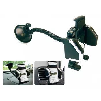 Sandberg In Car Universal Mobile Holder, mobilais tālrunis/viedtālrunis, pasīvais turētājs, automašīna, melns