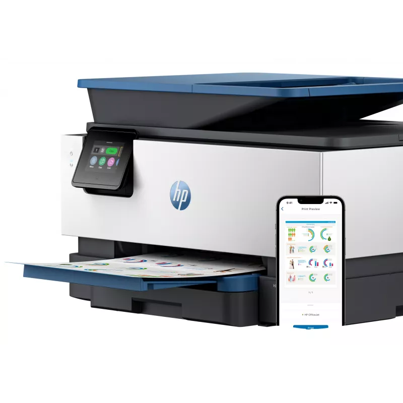 HP OfficeJet Pro 9125e Bezvadu Daudzfunkciju Krāsu Printeris, Instant Ink; Divpusējā drukāšana