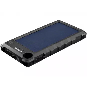 Sandberg Outdoor Solar Powerbank 10000, 10000 mAh, melns