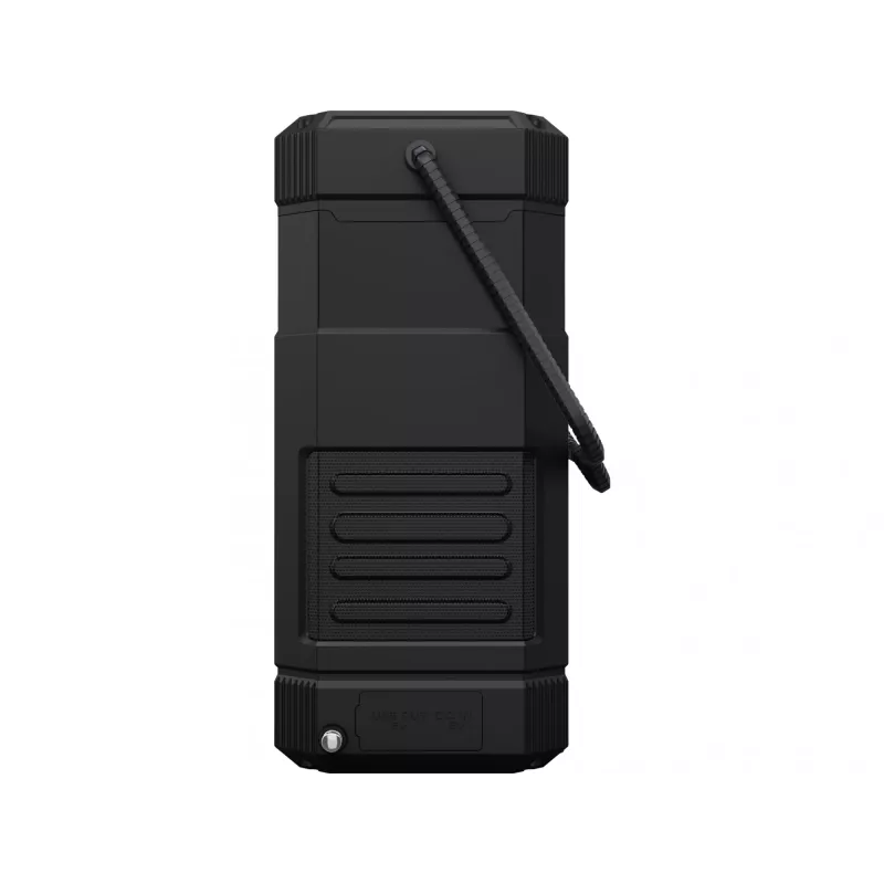 Sandberg Survivor Lantern All-in1 10000, ar baterijām darbināms kempinga lukturis, melns, IPX5, LED, USB C, baterija