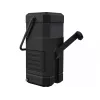 Sandberg Survivor Lantern All-in1 10000, ar baterijām darbināms kempinga lukturis, melns, IPX5, LED, USB C, baterija