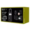 Sandberg Survivor Lantern All-in1 10000, ar baterijām darbināms kempinga lukturis, melns, IPX5, LED, USB C, baterija