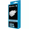 Sandberg maiņstrāvas lādētājs Dual USB 2.4+1A ES, iekštelpu, maiņstrāva, USB, 5 V, melns, balts