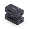 StarTech.com HDMI pagarinātājs pa CAT5e/CAT6, 4K 60Hz, līdz 60 m (200 pēdām), raidītāja un uztvērēja komplekts, barošana pa kabeli, kompakts formas faktors