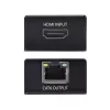 StarTech.com HDMI pagarinātājs pa CAT5e/CAT6, 4K 60Hz, līdz 60 m (200 pēdām), raidītāja un uztvērēja komplekts, barošana pa kabeli, kompakts formas faktors