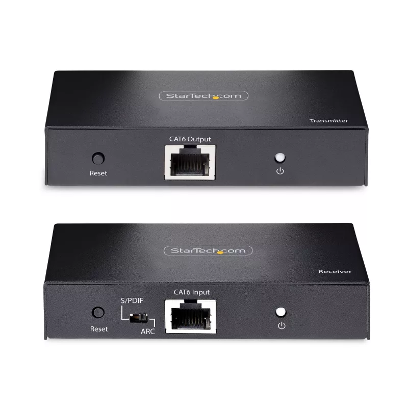 StarTech.com 4K70IC-EXTEND-HDMI AV paplašinātājs AV raidītājs un uztvērējs Melns