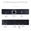StarTech.com 4K70IC-EXTEND-HDMI AV paplašinātājs AV raidītājs un uztvērējs Melns