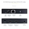 StarTech.com 4K70IC-EXTEND-HDMI AV paplašinātājs AV raidītājs un uztvērējs Melns