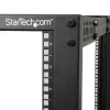 StarTech.com 4 statņu 25U mobilais atvērtā rāmja serveru statīvs, četru statņu 19 collu tīkla statīvs ar riteņiem, ritošs statīvs ar regulējamu dziļumu datoru/AV/datu/IT aprīkojumam – ritentiņi, izlīdzinošās kājiņas vai grīdas stiprinājums