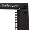 StarTech.com 4 statņu 8U mobilais atvērta rāmja serveru statnis, četru statņu 19 collu tīkla statnis ar riteņiem, mazs ritošs statnis ar regulējamu dziļumu datoru/AV/datu/IT aprīkojumam - ritentiņi, izlīdzinošās kājiņas vai grīdas montāža