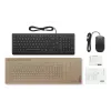 Lenovo Essential Wired Combo Melns US Euro tastatūra ar peli