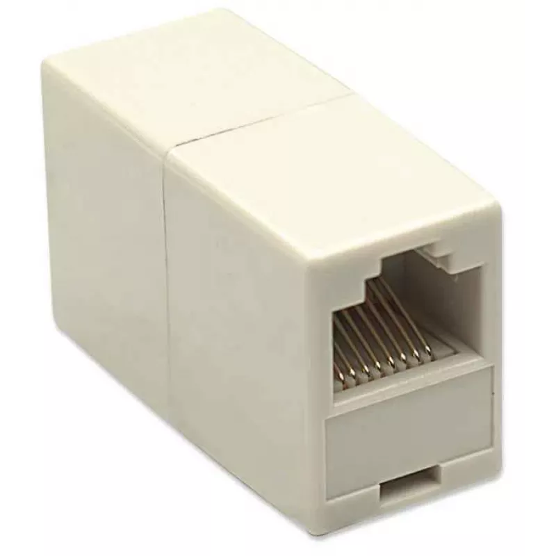 Intellinet 504225 kabeļa savienotājadapters 8P8C Ziloņkaula krāsa