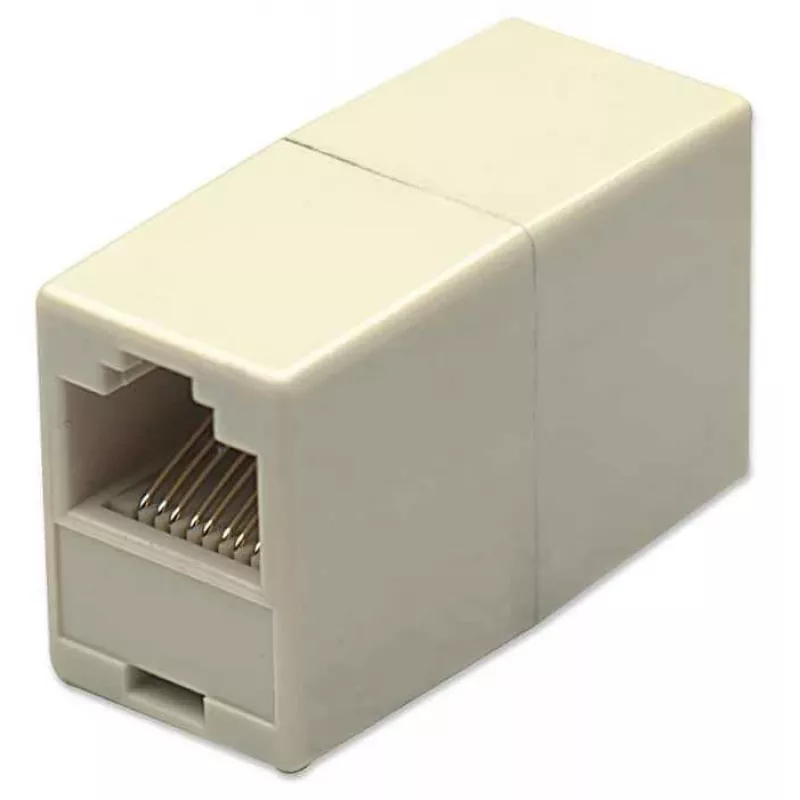 Intellinet 504225 kabeļa savienotājadapters 8P8C Ziloņkaula krāsa