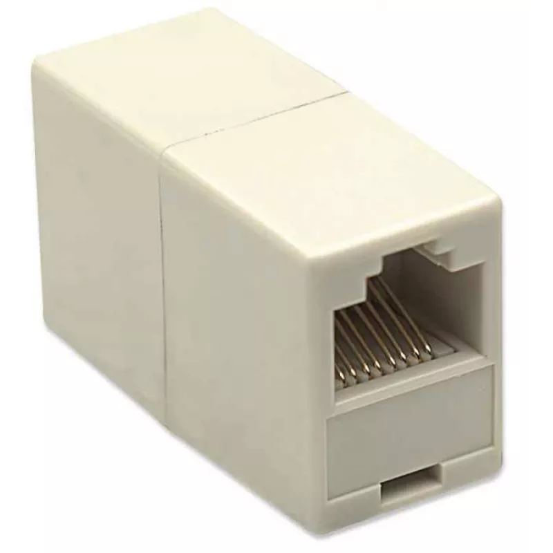 Intellinet 504225 kabeļa savienotājadapters 8P8C Ziloņkaula krāsa