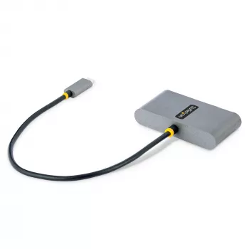 StarTech.com 4 portu USB-C centrmezgls ar 100 W jaudas padeves caurlaidi — 2x USB-A + 2x USB-C — USB 3.0 5 Gbps — 1 pēdu (30 cm) garš kabelis — pārnēsājams USB Type-C uz USB-A/C centrmezgls