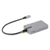 StarTech.com 3-portu USB-C centrmezgls ar Ethernet - 3x USB-A porti, Gigabit Ethernet RJ45, USB 3.0 5Gbps, kopnes barošana, 1 pēdu/30cm garš kabelis - pārnēsājams klēpjdatora USB Type-C centrmezgla adapteris ar GbE