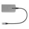 StarTech.com 3-portu USB-C centrmezgls ar Ethernet - 3x USB-A porti, Gigabit Ethernet RJ45, USB 3.0 5Gbps, kopnes barošana, 1 pēdu/30cm garš kabelis - pārnēsājams klēpjdatora USB Type-C centrmezgla adapteris ar GbE