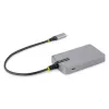 StarTech.com 4 portu USB-C centrmezgls - 5Gbps - ar kopnes barošanu - USB C uz 4x USB-A centrmezgls ar izvēles papildu strāvas ieeju - pārnēsājams galddatoru/klēpjdatoru USB centrmezgls - 1 pēda (30 cm) kabelis - USB paplašināšanas centrmezgls