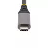 StarTech.com 4 portu USB-C centrmezgls - 5Gbps - ar kopnes barošanu - USB C uz 4x USB-A centrmezgls ar izvēles papildu strāvas ieeju - pārnēsājams galddatoru/klēpjdatoru USB centrmezgls - 1 pēda (30 cm) kabelis - USB paplašināšanas centrmezgls