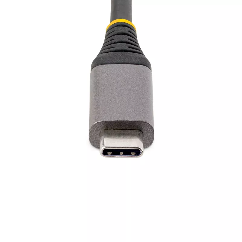 StarTech.com 4 portu USB-C centrmezgls - 5Gbps - ar kopnes barošanu - USB C uz 4x USB-A centrmezgls ar izvēles papildu strāvas ieeju - pārnēsājams galddatoru/klēpjdatoru USB centrmezgls - 1 pēda (30 cm) kabelis - USB paplašināšanas centrmezgls