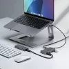StarTech.com 4 portu USB-C centrmezgls - 5Gbps - ar kopnes barošanu - USB C uz 4x USB-A centrmezgls ar izvēles papildu strāvas ieeju - pārnēsājams galddatoru/klēpjdatoru USB centrmezgls - 1 pēda (30 cm) kabelis - USB paplašināšanas centrmezgls