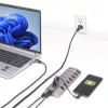 StarTech.com 7 portu pašbarojošs USB-C centrmezgls ar individuāliem ieslēgšanas/izslēgšanas slēdžiem, USB 3.0 5 Gbps paplašināšanas centrmezgls ar barošanas bloku, galddatoru/klēpjdatoru USB-C uz USB-A centrmezgls, USB Type-C centrmezgls ar BC 1.2