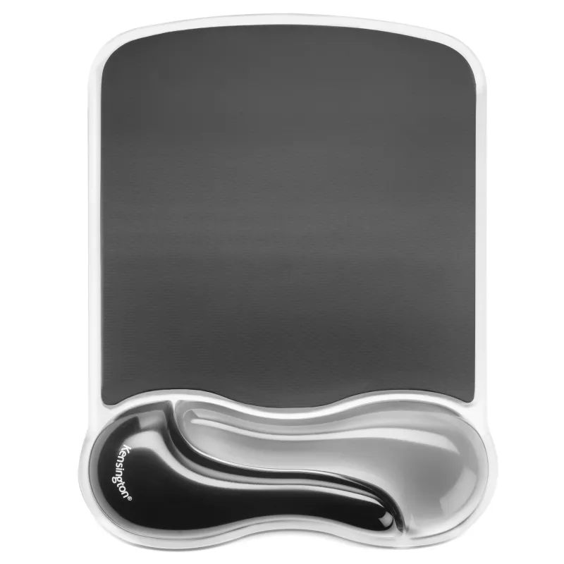 Kensington Duo Gel pele Pad Light Smoke/Dark Smoke, pelēks, vienkrāsains, gēla, plaukstas balsts