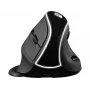 Sandberg Wireless Vertical pele Pro, labā roka, vertikāls dizains, optiska, RF bezvadu, 1600 DPI, melns