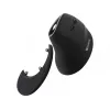 Sandberg Wireless Vertical pele Pro, labā roka, vertikāls dizains, optiska, RF bezvadu, 1600 DPI, melns