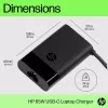 HP USB-C 65 W klēpjdatora lādētājs, Klēpjdators, Iekštelpām, 90 V, 47–63 Hz, 65 W, 5–20 V