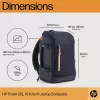 HP Travel 25 Liter 15.6 Iron pelēka Laptop Backpack, mugursoma, 39,6 cm (15,6 collas), 860 g