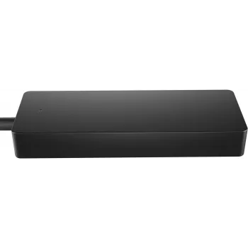 HP 4K USB-C Multiport Hub, USB Type-C, USB 3.2 Gen 2 (3.1 Gen 2) Type-C, 10000 Mbit/s, melns, 4K Ultra HD, Ķīna
