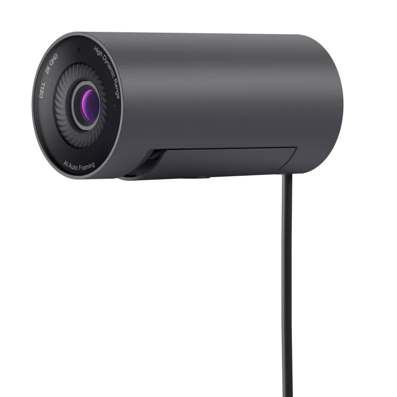 DELL Pro 2K tīmekļa kamera – WB5023, 2560 x 1440 pikseļi, Full HD, 60 kadri/s, 1280x720@24kadri/s, 1280x720@30kadri/s, 1280x720@60kadri/s, 1920x1080@24kadri/s, 1920x1080@30kadri/s, 1920x1080@60kadri/s,..., 4x, Auto