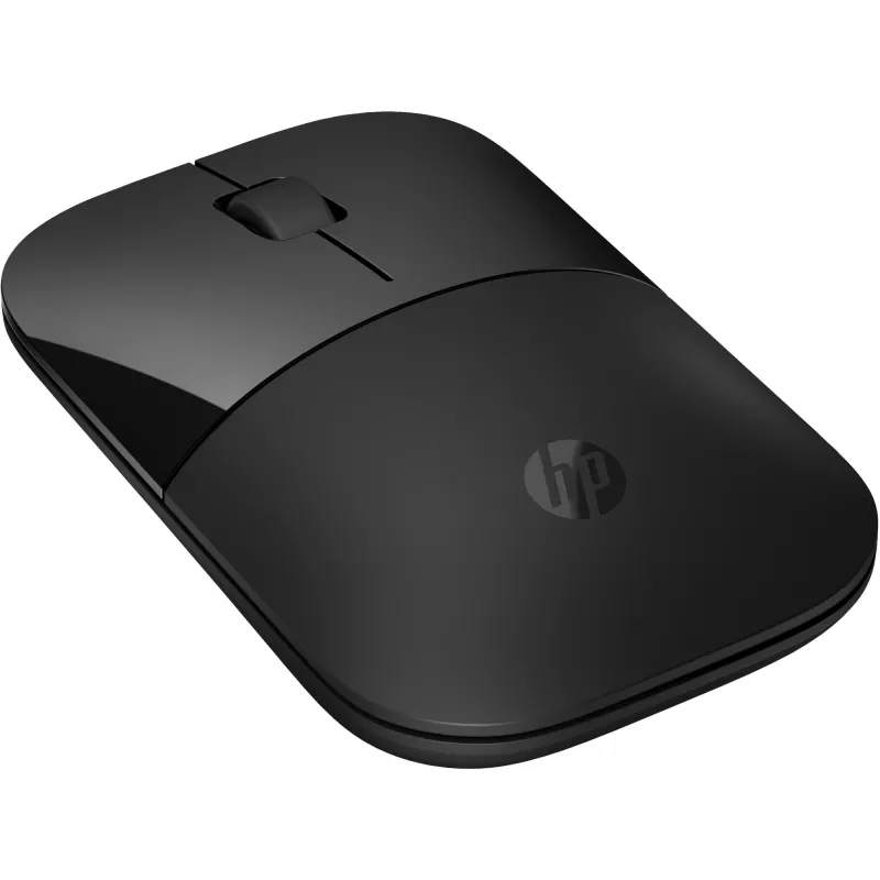 HP Z3700 Dual Melns pele, piemērota abām rokām, RF bezvads, 1600 DPI, melna