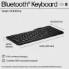HP 460 Multi-Device Bluetooth tastatūra, pilna izmēra (100%), bezvadu, Bluetooth, mehāniska, melna