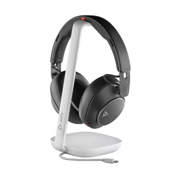 HP Poly Voyager Surround 85 UC USB-C austiņas + USB-C/A adapteris + uzlādes statīvs