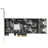 StarTech.com 8 Portu SATA PCIe karte - PCI Express 6Gbps SATA paplašināšanas adaptera karte ar 4 resurskontrolleriem - SATA PCIe kontrollera karte - PCI-e x4 Gen 2 uz SATA III - SATA HDD/SSD