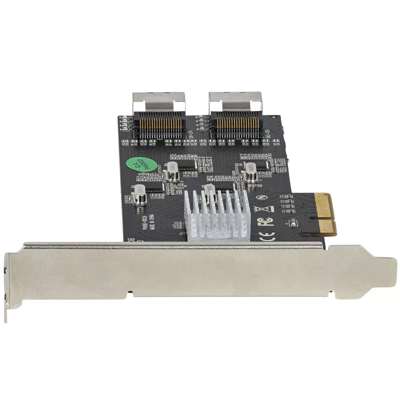 StarTech.com 8 Portu SATA PCIe karte - PCI Express 6Gbps SATA paplašināšanas adaptera karte ar 4 resurskontrolleriem - SATA PCIe kontrollera karte - PCI-e x4 Gen 2 uz SATA III - SATA HDD/SSD