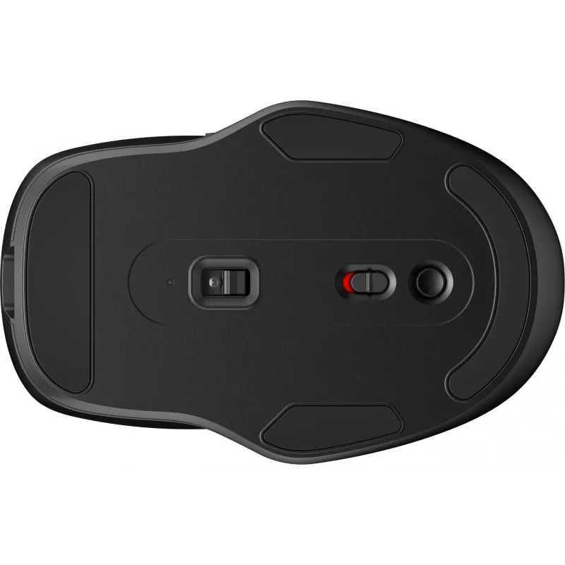 HP 510 Ultra-Fast Rechargeable Wireless pele, Ambidextrous, RF Wireless, 4000 DPI, Melns