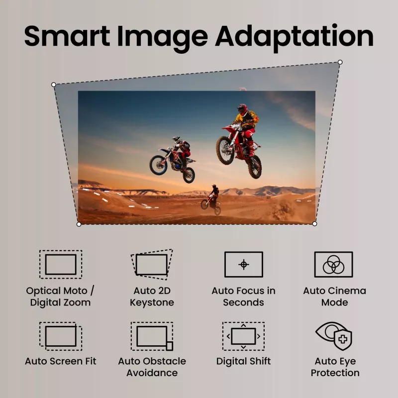BenQ TK705i｜4K HDR 3000lm mājas izklaides projektors filmām un spēlēm
