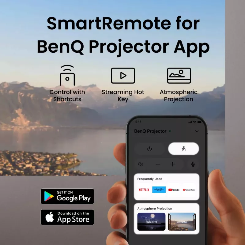 BenQ TK705i｜4K HDR 3000lm mājas izklaides projektors filmām un spēlēm