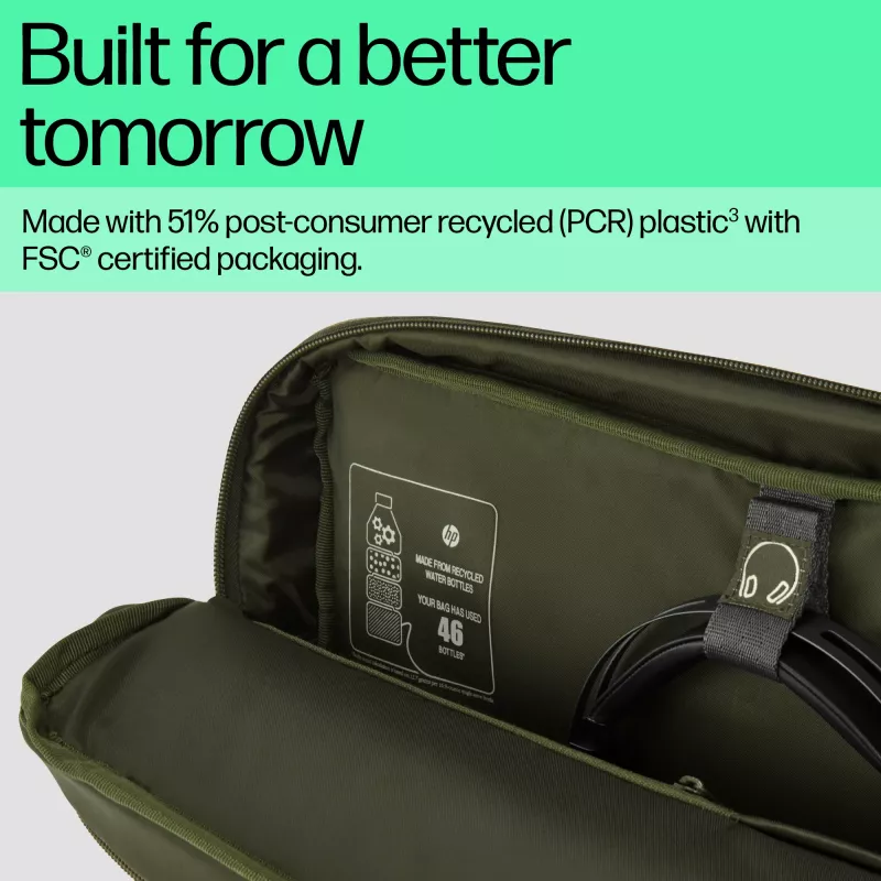 HP 15.6-inch Modular Laptop Bag, Messenger case, 39.6 cm (15.6 inch), 1.14 kg