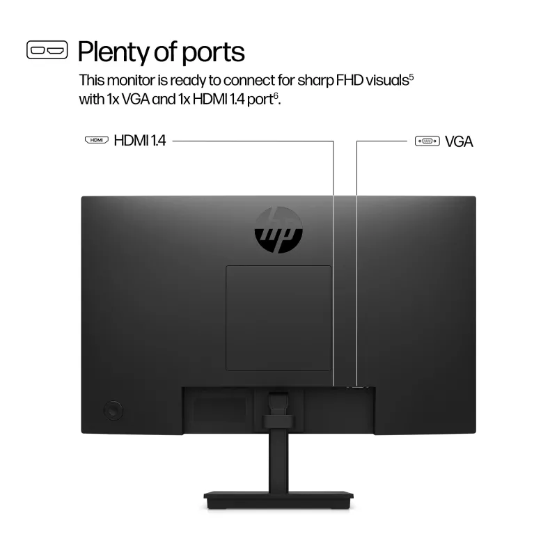 HP Series 3 Pro 21.45 collu FHD monitors - 322pv, 54,5 cm (21,4 colli), 1920 x 1080 pikseļi, Full HD, LCD, 5 ms, Melns