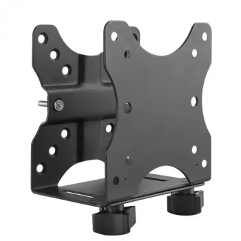 StarTech.com ACCSMNT tievā klienta stiprinājums – VESA montāžas kronšteins, paredzēts Intel NUC / Mac Mini, mazam galddatoram, 5 kg, melns, plastmasa/tērauds