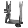 StarTech.com Thin Client Mount - VESA stiprinājuma kronšteins, monitora statīvā montējams CPU turētājs, mazo galddatoru, 5 kg, 75 x 75, 100 x 100 mm, melns, plastmasa, tērauds