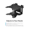 StarTech.com Thin Client Mount - VESA stiprinājuma kronšteins, monitora statīvā montējams CPU turētājs, mazo galddatoru, 5 kg, 75 x 75, 100 x 100 mm, melns, plastmasa, tērauds