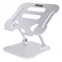 StarTech.com portatīvā datora statīvs galdam, ergonomisks portatīvā datora statīvs ar regulējamu augstumu, alumīnija, pārnēsājams, iztur līdz 10 kg, salokāms portatīvā datora turētājs galdam – slīps piezīmjdatora pacēlājs/pacēlājs